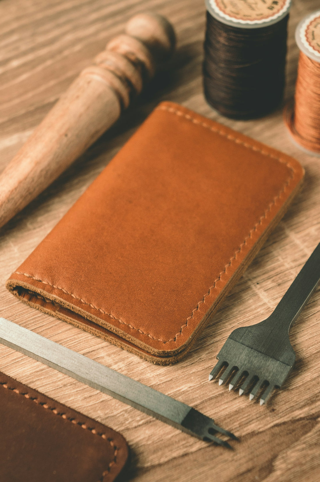 Leather care tools and supplies